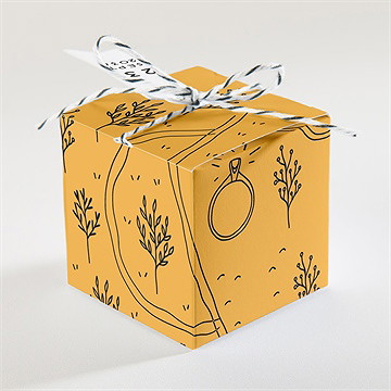 Geschenkbox Hochzeit bohemian chic - Vue 2