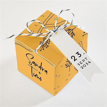 Geschenkbox Hochzeit bohemian chic - Vue 3