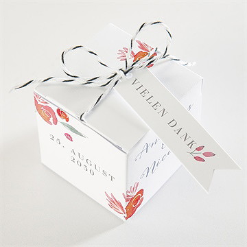 Geschenkbox Hochzeit Blumenrahmen - Vue 3