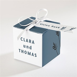 Geschenkbox Hochzeit halm