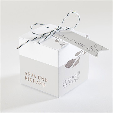 Geschenkbox Hochzeit Elegante Skizze