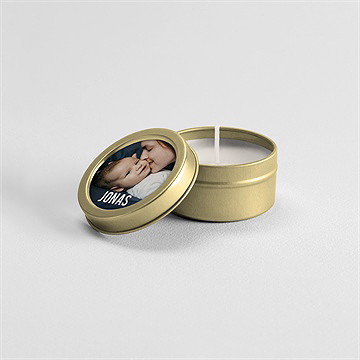 Kerze Geburt happiness - Vue 3