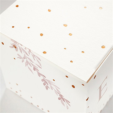 Geschenkbox Hochzeit goldene weide - kupfer - Vue 2