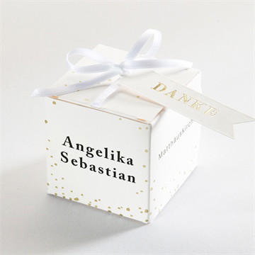 Geschenkbox Hochzeit monogramm