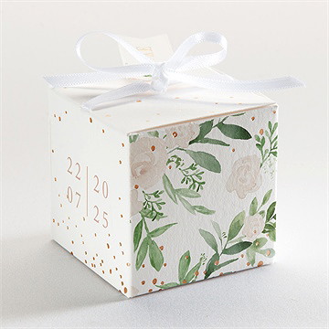 Geschenkbox Hochzeit frühlingsrosen - kupfer - Vue 3