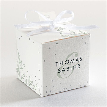 Geschenkbox Hochzeit Silberne Skizze - Silber - Vue 3