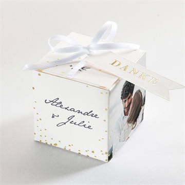 Geschenkbox Hochzeit laub