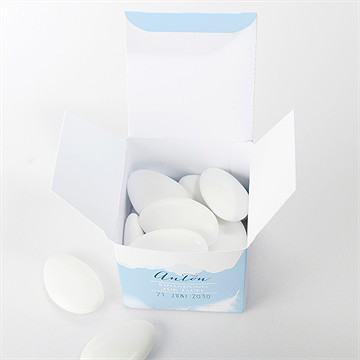 Geschenkbox Taufe zarte federn - Vue 4