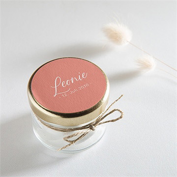 Sticker Geburt rosafarbener rahmen - Vue 2