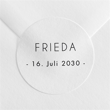 Sticker Geburt portrait