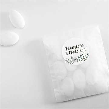 Aufkleber Hochzeit zarte blüte - Vue 4