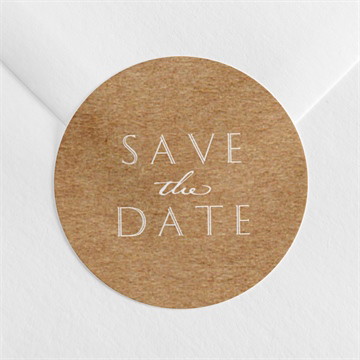 Aufkleber Hochzeit panorama