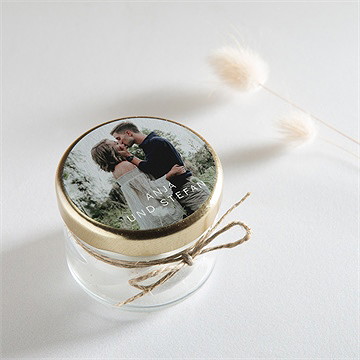 Aufkleber Hochzeit lorbeergrün - Vue 2