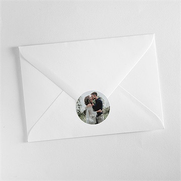 Aufkleber Hochzeit lorbeergrün - Vue 3