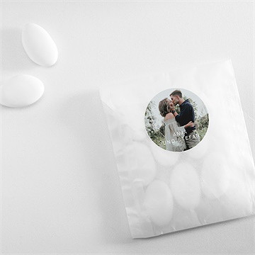 Aufkleber Hochzeit lorbeergrün - Vue 4