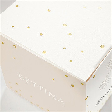 Geschenkbox Taufe goldene taube - gold - Vue 2