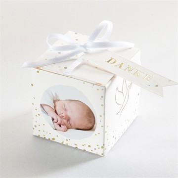 Geschenkbox Taufe taube flieg