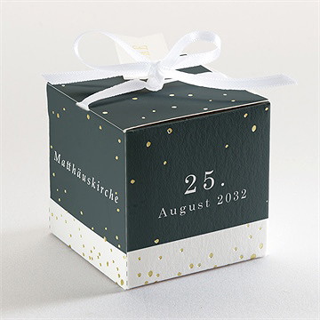 Geschenkbox Taufe fisch - gold - Vue 3