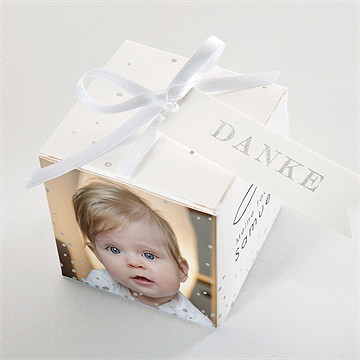 Geschenkbox Taufe schöne seele - silber - Vue 4