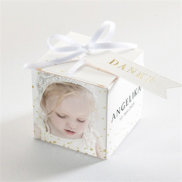 Geschenkbox Taufe meine taufe - gold