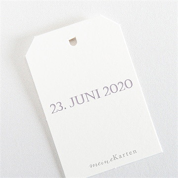 Geschenkanhänger Hochzeit Zarte Blüte - Vue 3