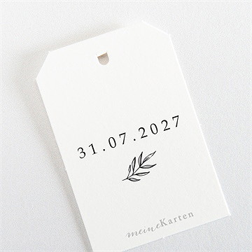 Geschenkanhänger Hochzeit schick mit schleife - Vue 3