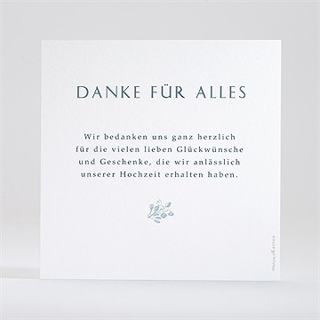 Dankeskarte Hochzeit Exklusive Freude - Vue 2