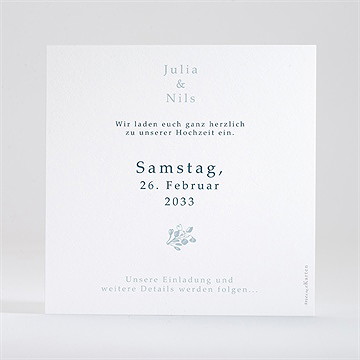 Save The Date Karte Exklusive Freude - Vue 2