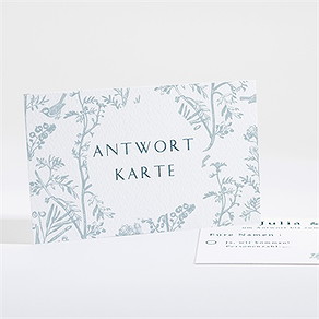 Antwortkarte Hochzeit exklusive freude