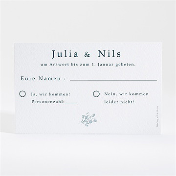 Antwortkarte Hochzeit exklusive freude - Vue 2