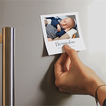 Dankeskarte Geburt magnetkarte kleines herz - Vue 2