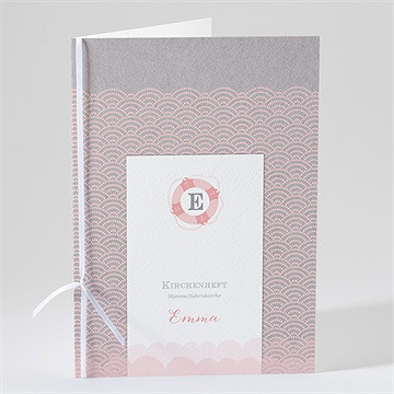 Kirchenheft Taufe Matrose In Rosa