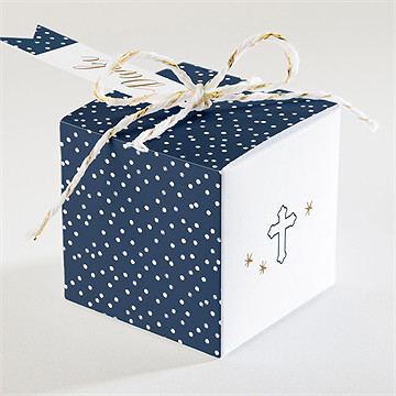 Geschenkbox Kommunion Sternenhimmel - Vue 2