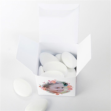 Geschenkbox Kommunion Aquarellkranz - Vue 4