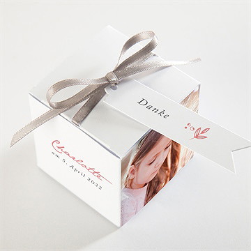 Geschenkbox Kommunion Kupferblätterranke - Vue 3