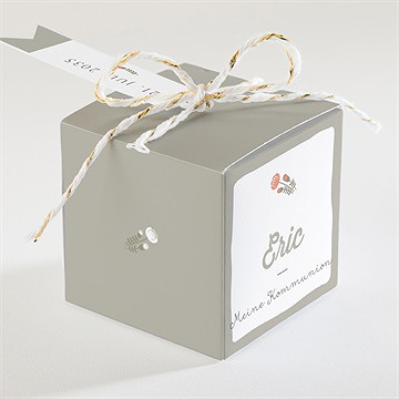 Geschenkbox Kommunion Blumensignatur - Vue 2