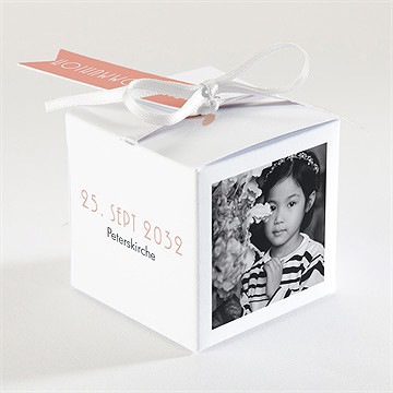 Geschenkbox Kommunion Fotoblock Einladung - Vue 2