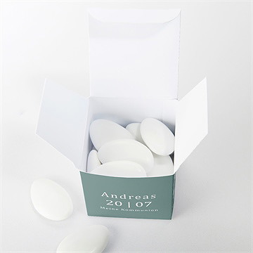 Geschenkbox Kommunion Smaragdprägung - Vue 4