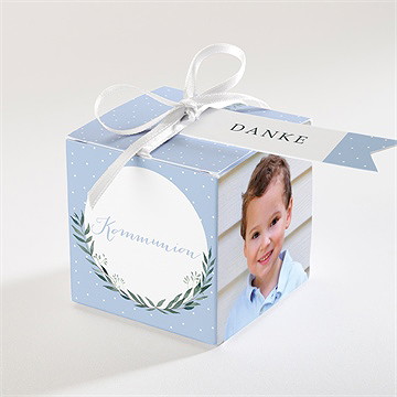 Geschenkbox Kommunion Zartes Blau