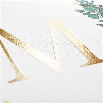 Trauerdanksagung Sehnsucht - Gold - Vue 2