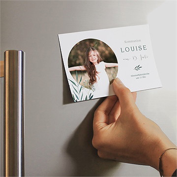 Einladung Kommunion gartenfest - magnet - Vue 2