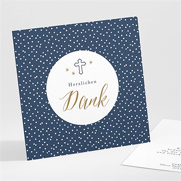 Dankeskarte Kommunion Sternenhimmel