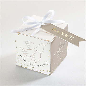 Geschenkbox Kommunion das sakrament - gold