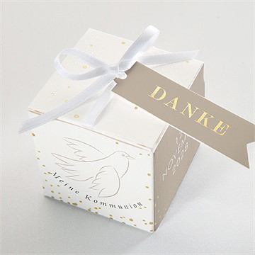 Geschenkbox Kommunion das sakrament - gold - Vue 4