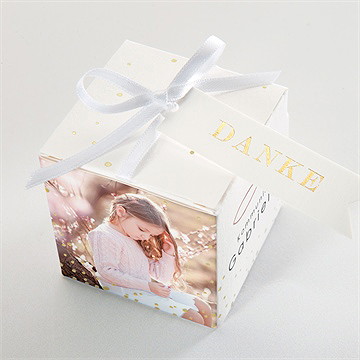 Geschenkbox Kommunion heiliger tag - gold - Vue 4