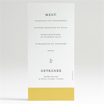 Menükarte Taufe fröhliches porträt - Vue 2