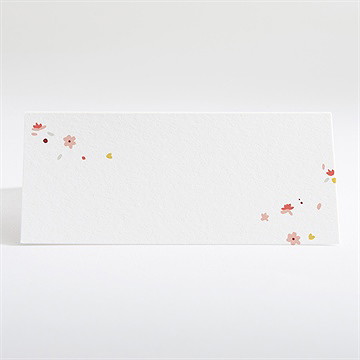 Tischkarte Taufe blühendes glück - Vue 2