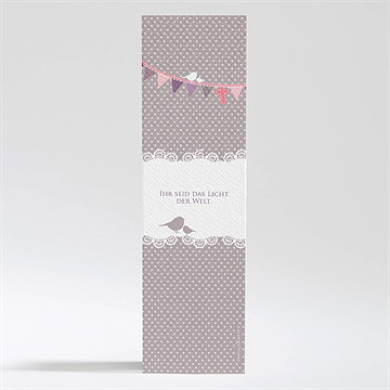 Andenken Taufe vogelgesang mädchen - Vue 2