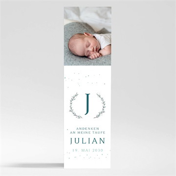 Andenken Taufe blätterranke