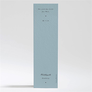 Andenken Taufe kartentrio blau - Vue 2